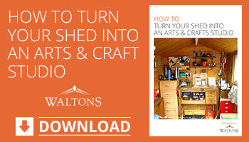 How to turn your shed into an arts &amp; crafts studio 