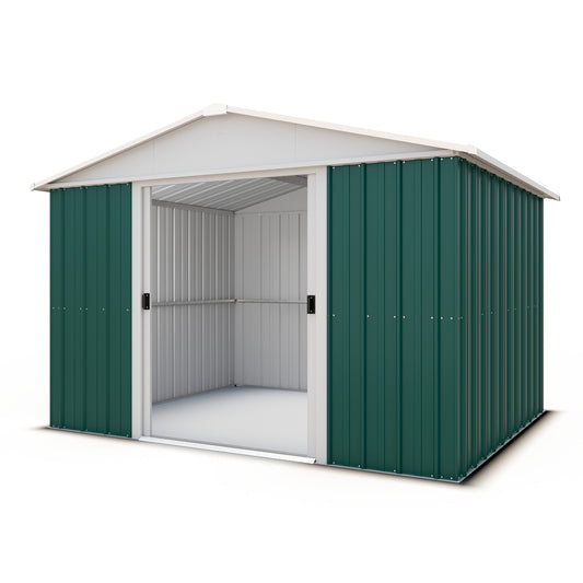 Yardmaster 'Emerald' 10' x 13' Green Metal Shed