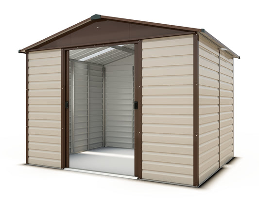 Yardmaster 'Shiplap' Deluxe 10' x 8' Metal Shed