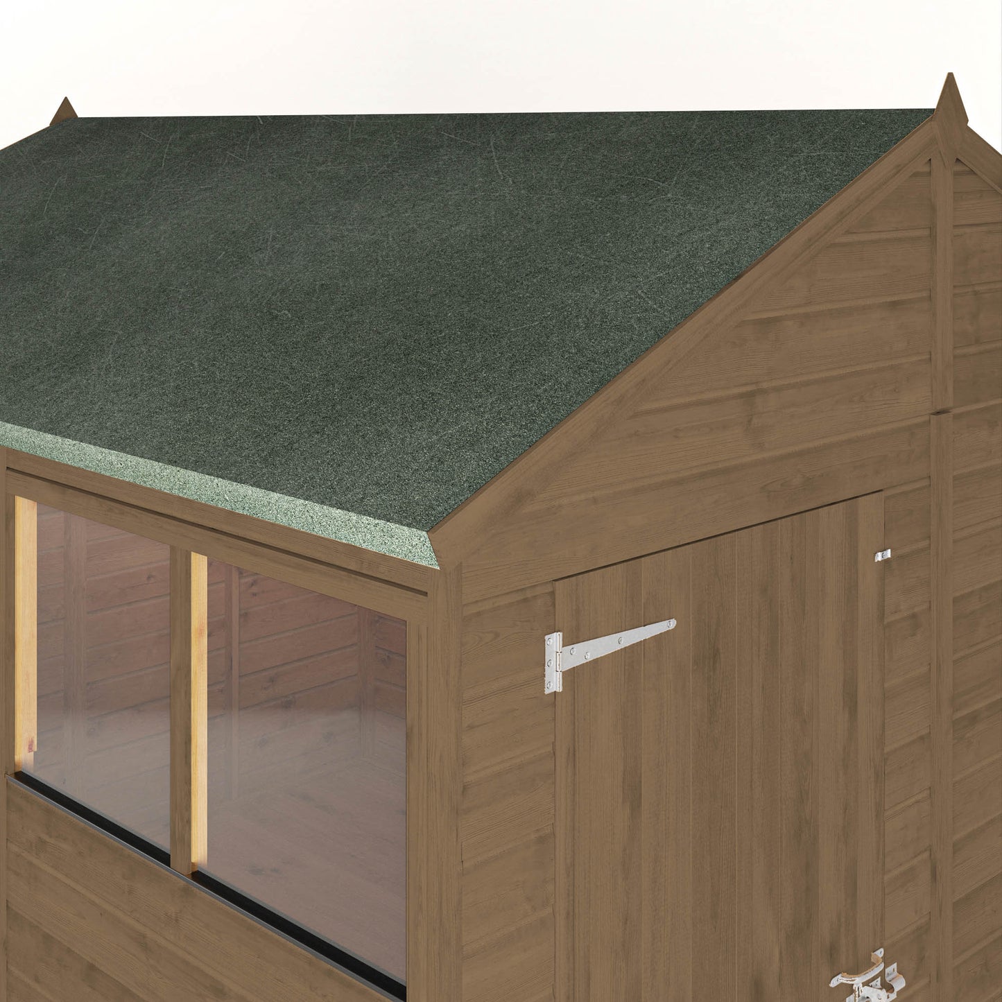 10 x 8 Ready Painted Woodsman Shiplap Apex Wooden Shed