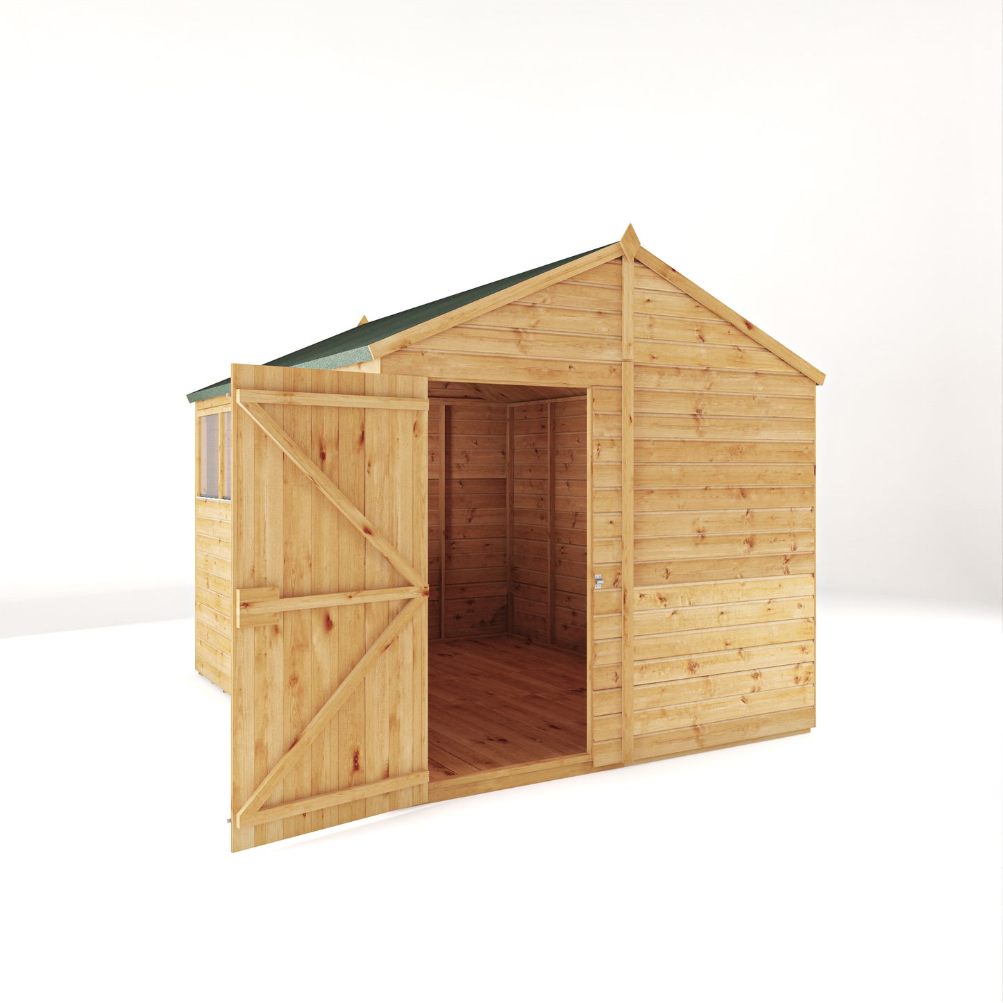 10 x 8 Woodsman Shiplap Apex Wooden Shed