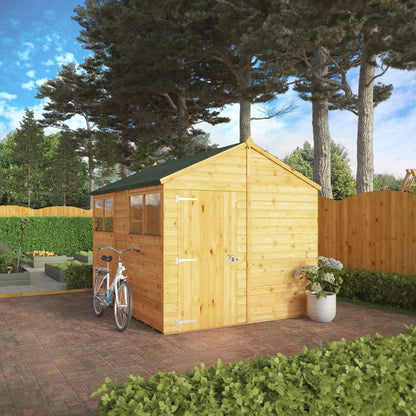 10 x 8 Woodsman Shiplap Apex Wooden Shed