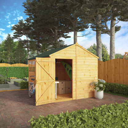 10 x 8 Woodsman Shiplap Apex Wooden Shed