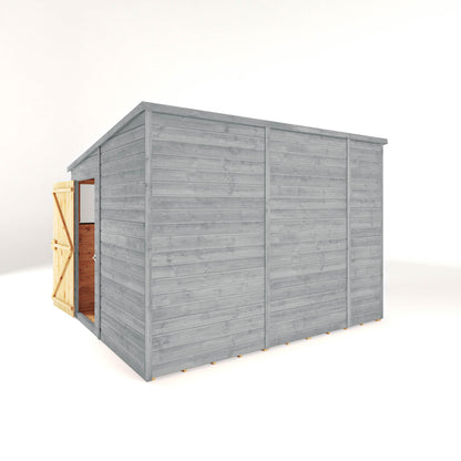 10 x 8 Ready Painted Woodsman Shiplap Pent Wooden Shed