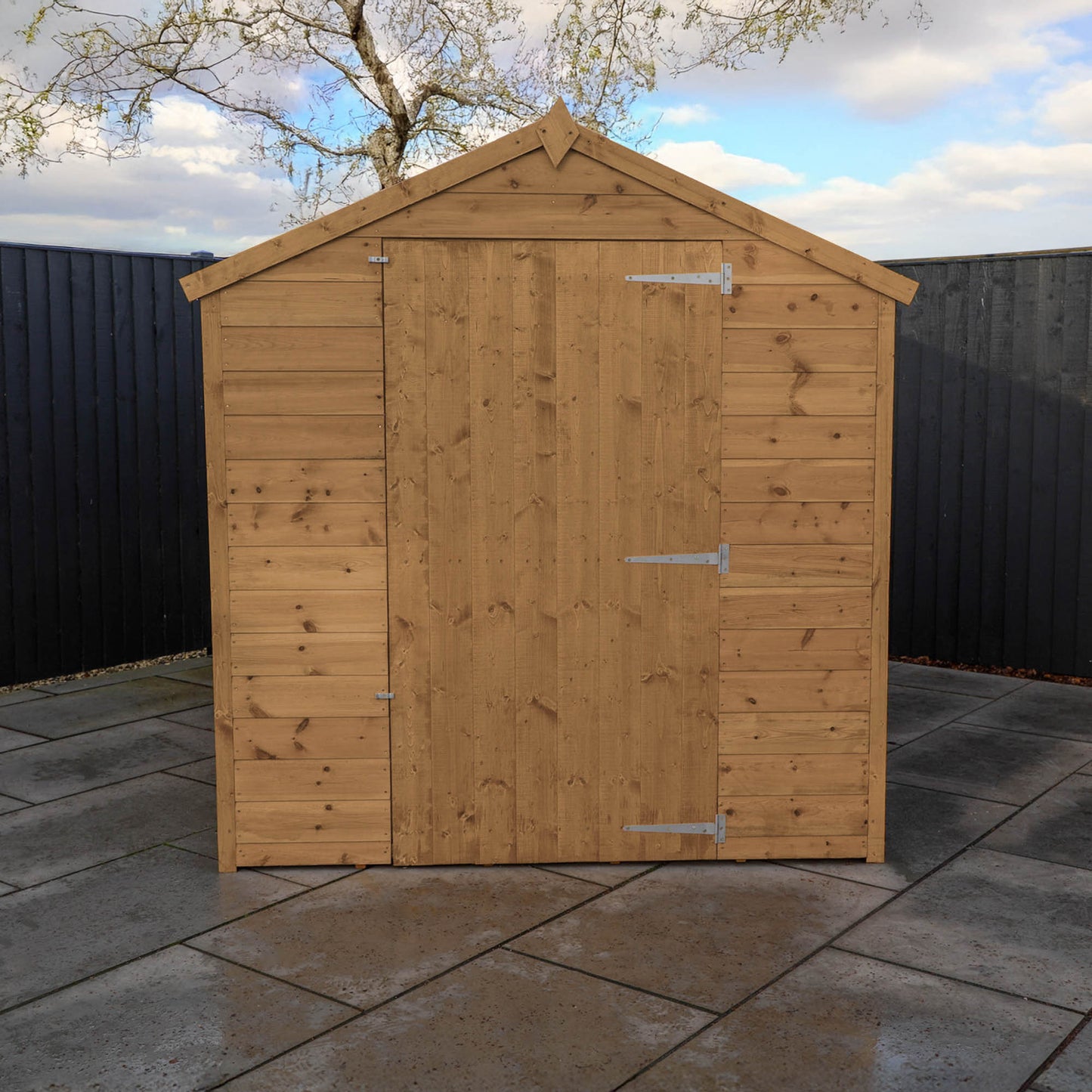 8 x 6 Pressure Treated Ultra Value Shiplap Apex Wooden Shed