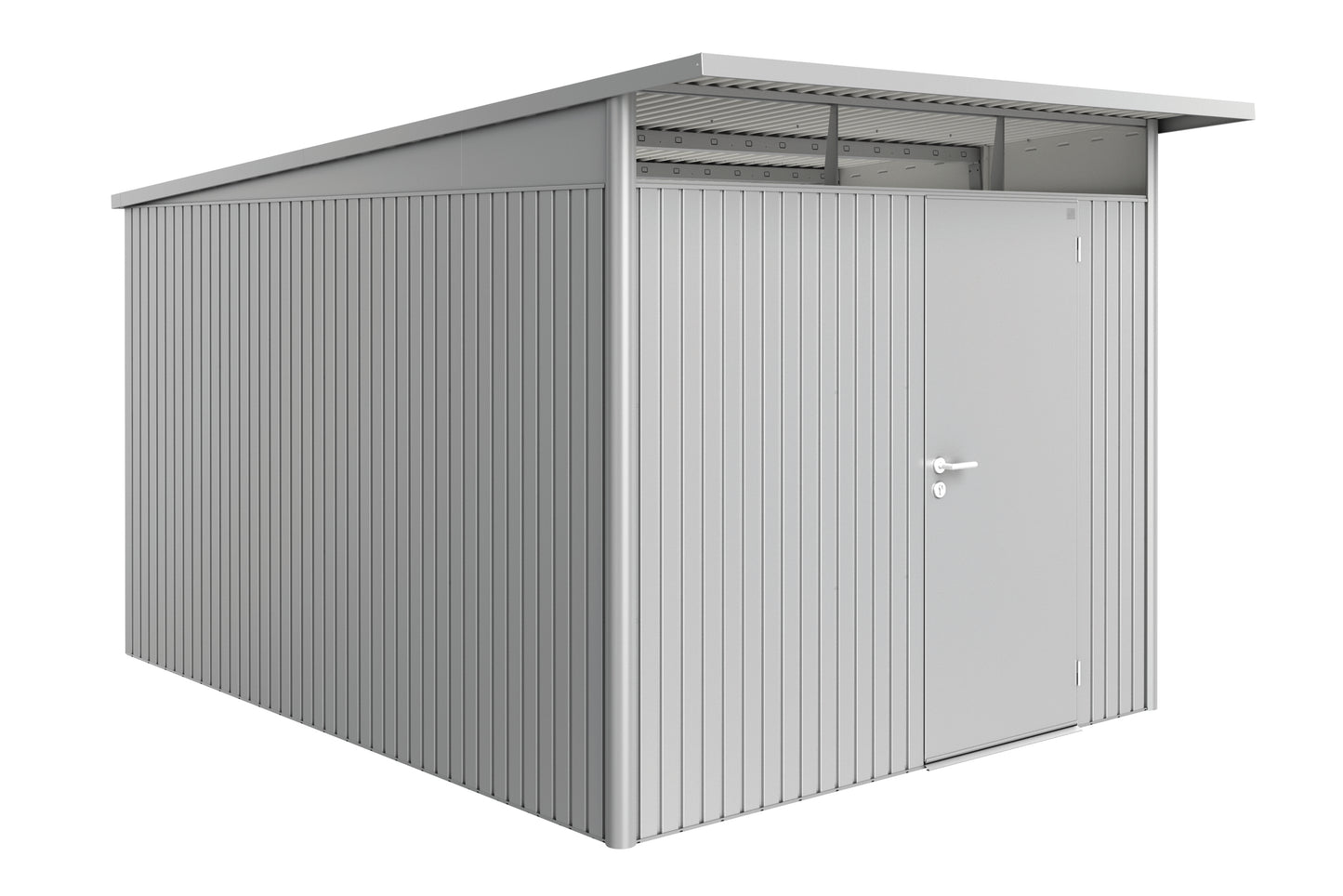 Biohort AvantGarde 10x12 Metallic Silver Garden Shed