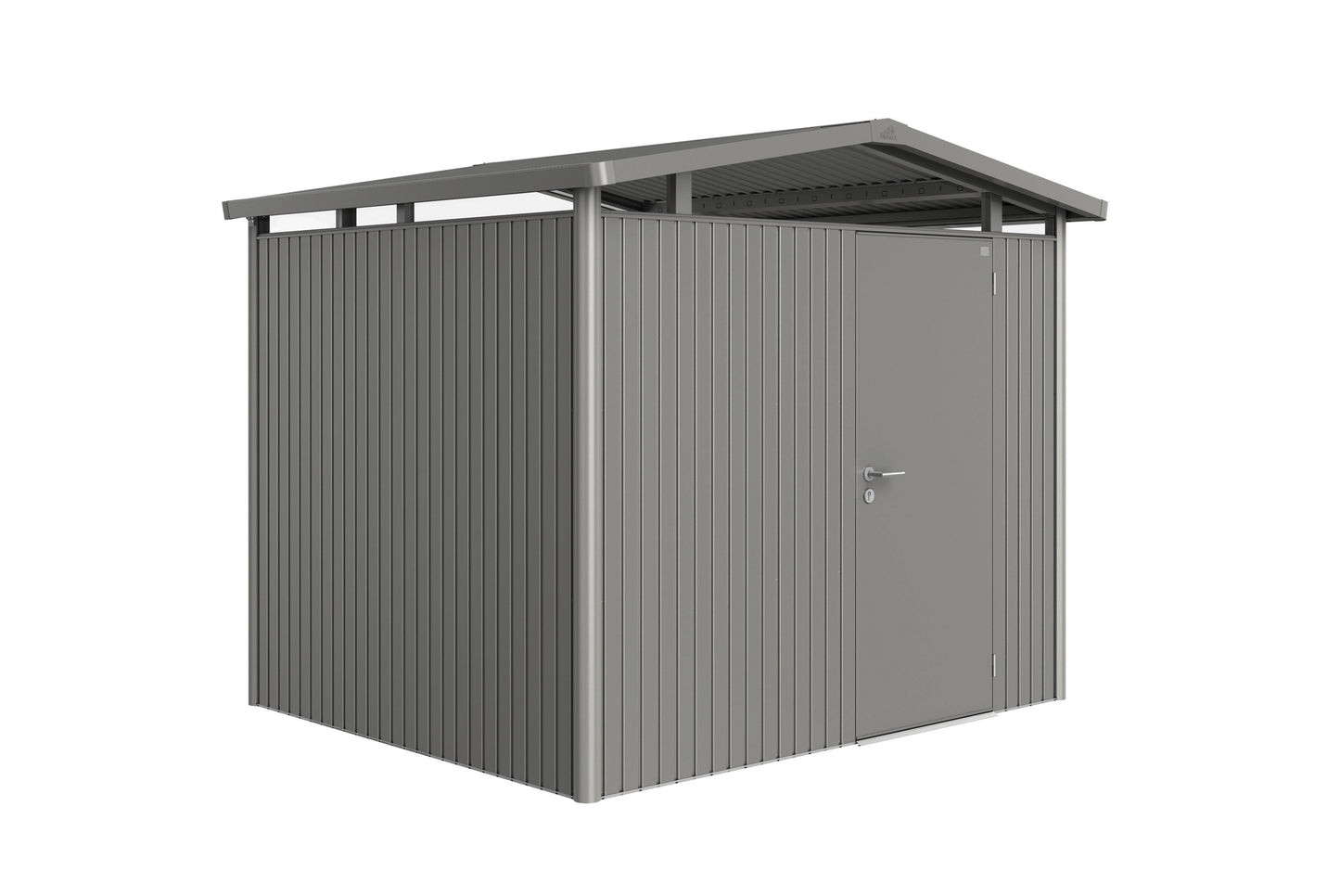 Biohort Panorama 9x8 Single Door Quartz Grey Garden Shed