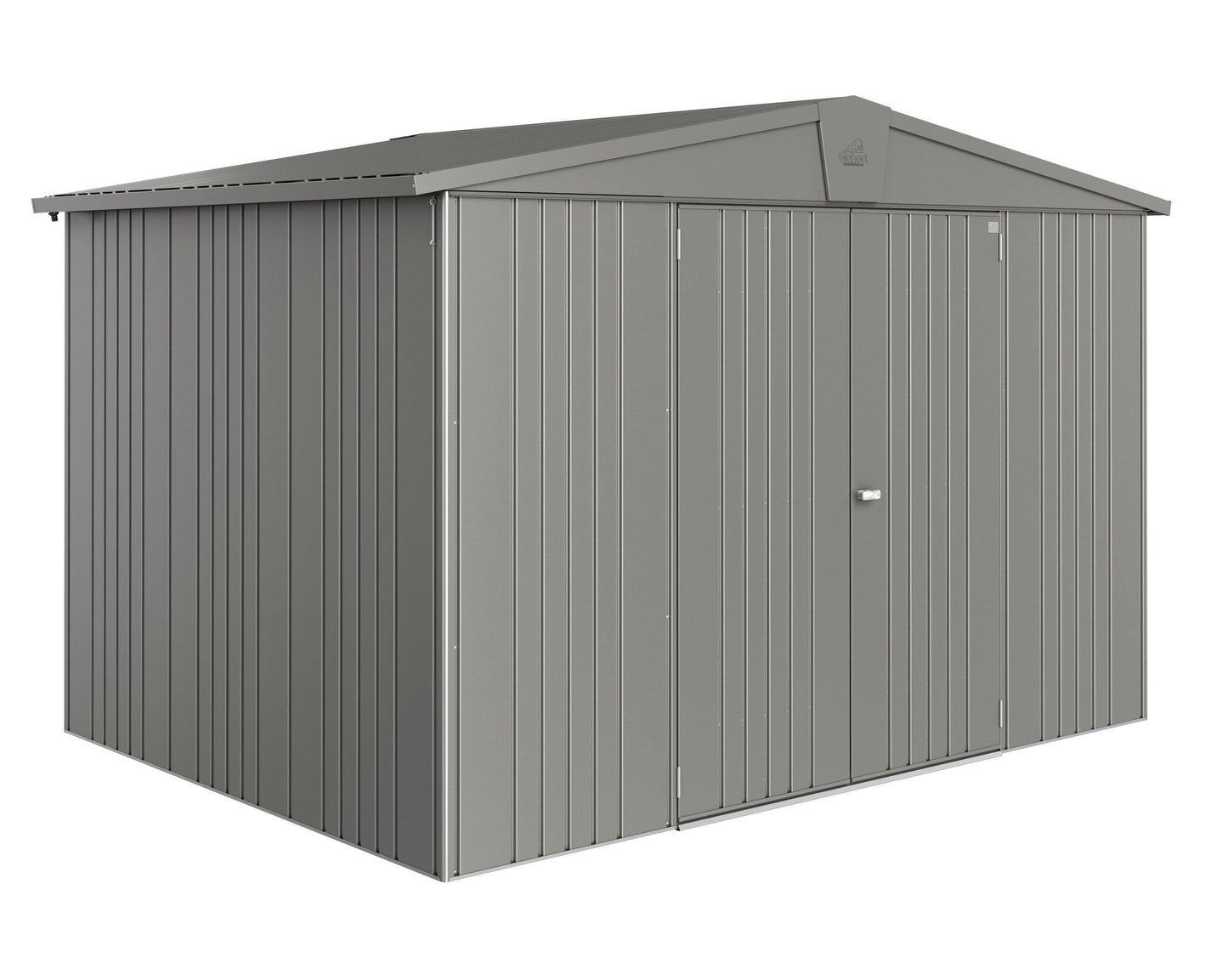 Biohort 10x7 Europa Quartz Grey Garden Shed