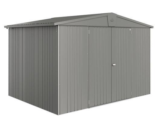 Biohort 10x7 Europa Quartz Grey Garden Shed