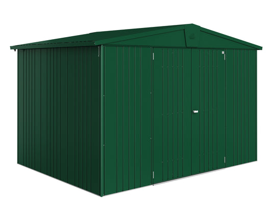 Biohort 10x7 Europa Dark Green Garden Shed