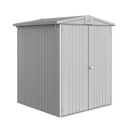 Biohort 6x6 Europa Metallic Silver Garden Shed