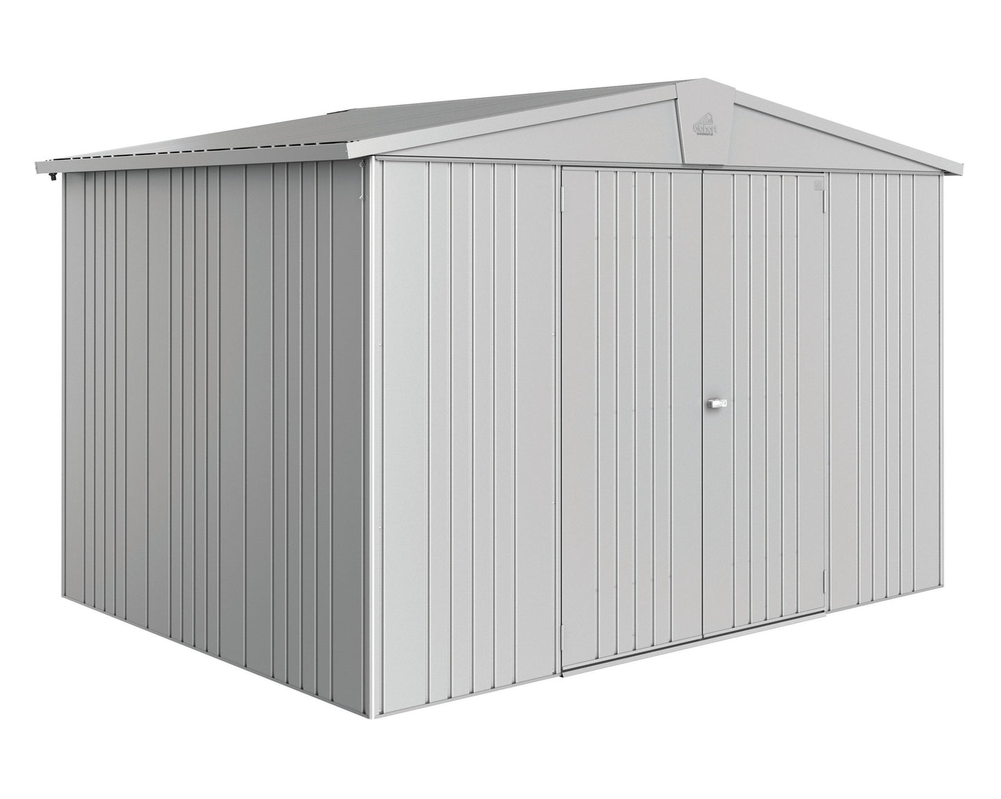 Biohort 10x7 Europa Metallic Silver Garden Shed