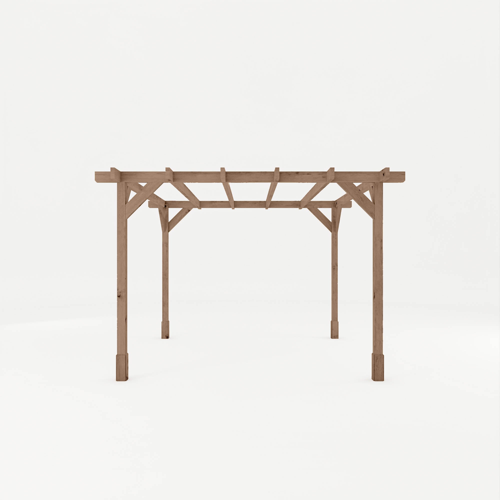 3m x 3m Pressure Treated Pergola – Waltons