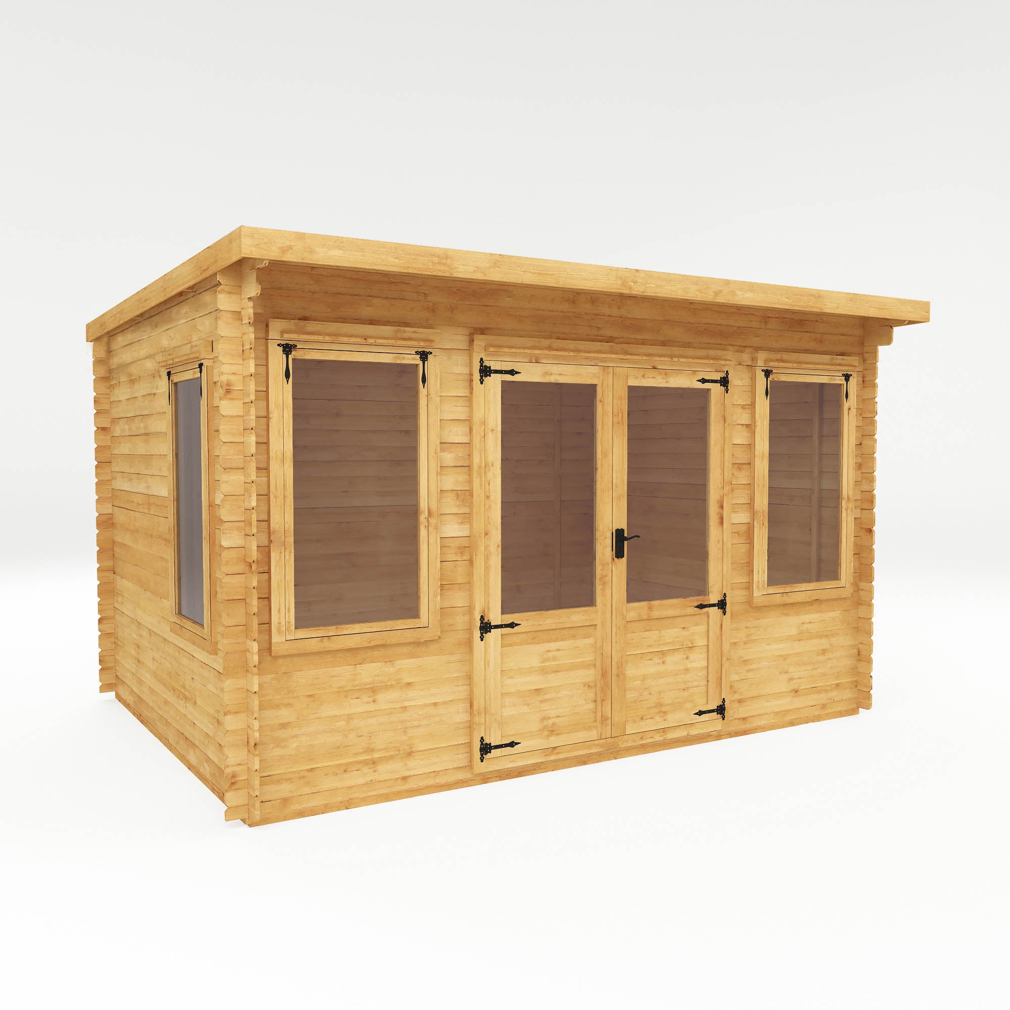 4m x 3m Pent Log Cabin – Waltons