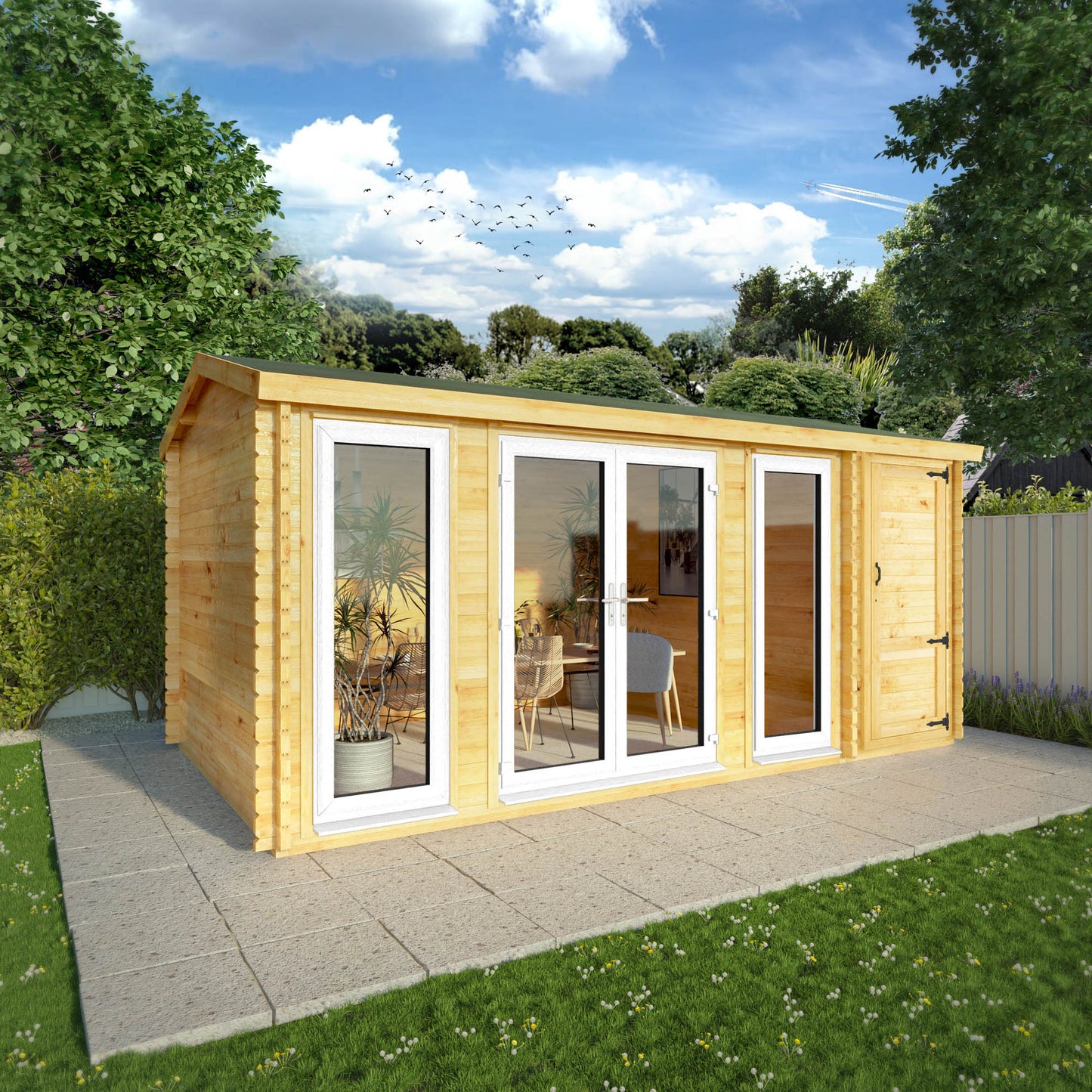 The Dove 5m x 4m Log Cabin