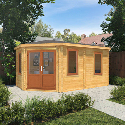 The Goldcrest 5m x 3m Log Cabin