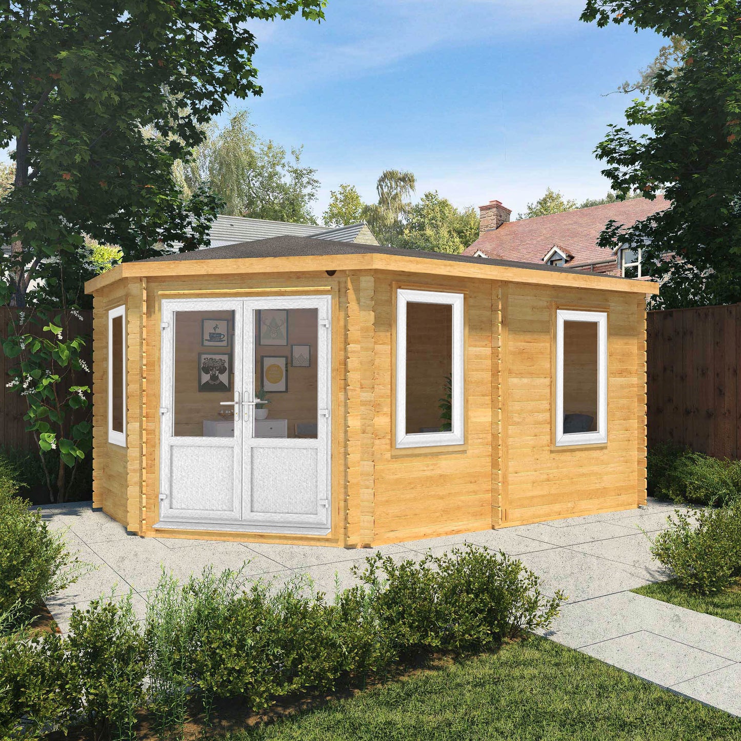 The Goldcrest 5m x 3m Log Cabin