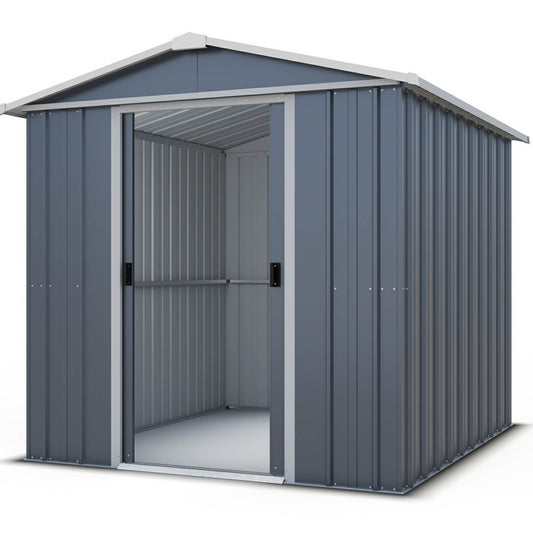 Yardmaster 'Castleton' 6'8 x 4'6 Anthracite Metal Shed