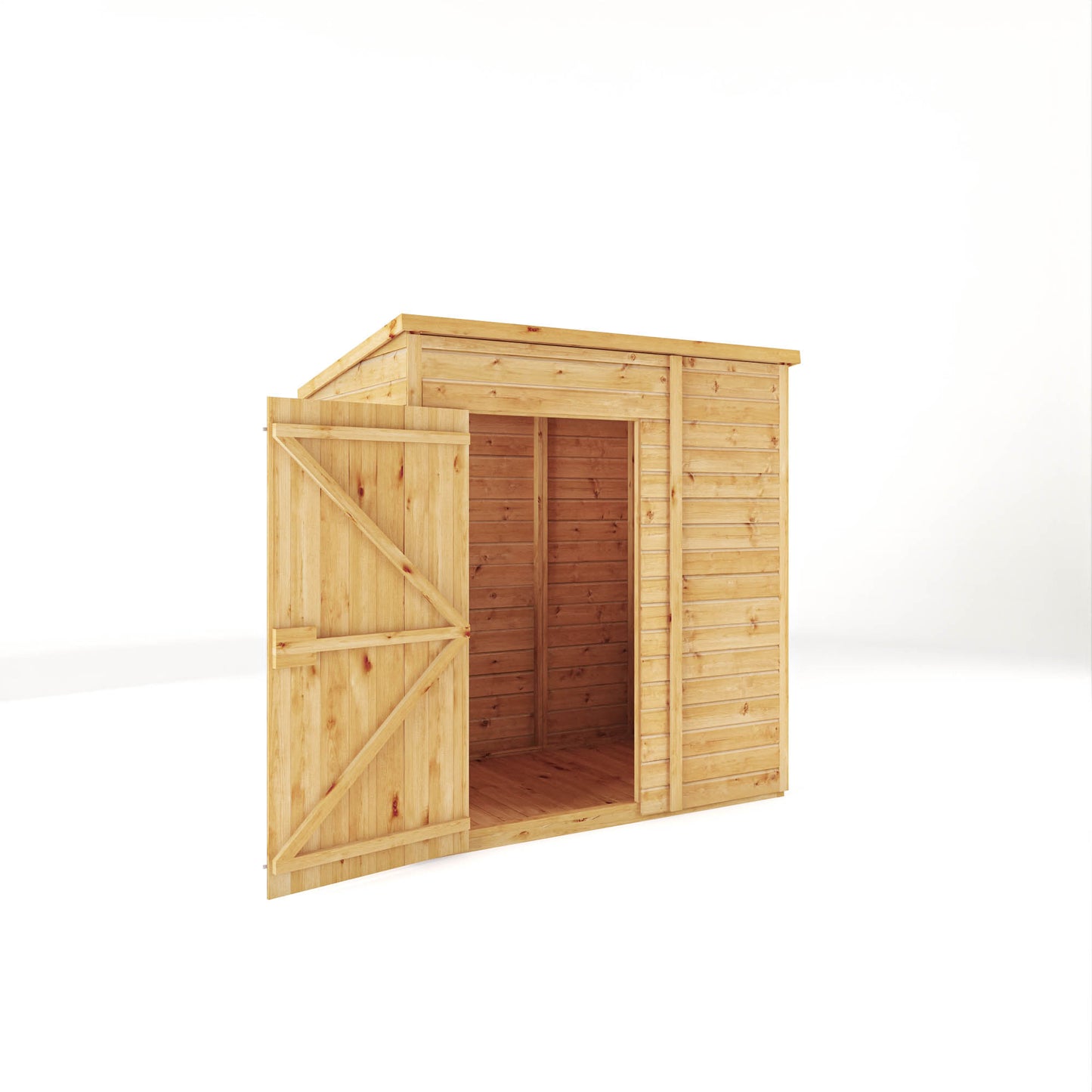 6 x 4 Woodsman Shiplap Pent Wooden Shed