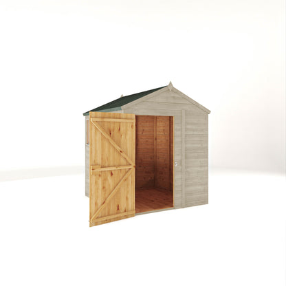 6 x 6 Ready Painted Woodsman Shiplap Apex Wooden Shed