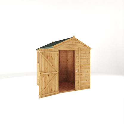 6 x 6 Woodsman Shiplap Apex Wooden Shed