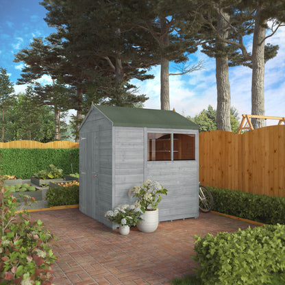 6 x 6 Ready Painted Woodsman Shiplap Apex Wooden Shed