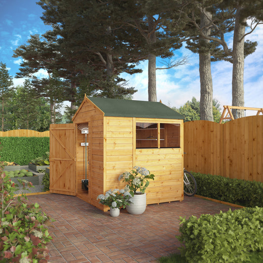 6 x 6 Woodsman Shiplap Apex Wooden Shed