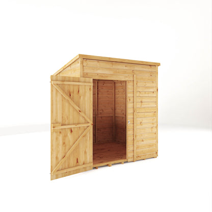 6 x 6 Woodsman Shiplap Pent Wooden Shed