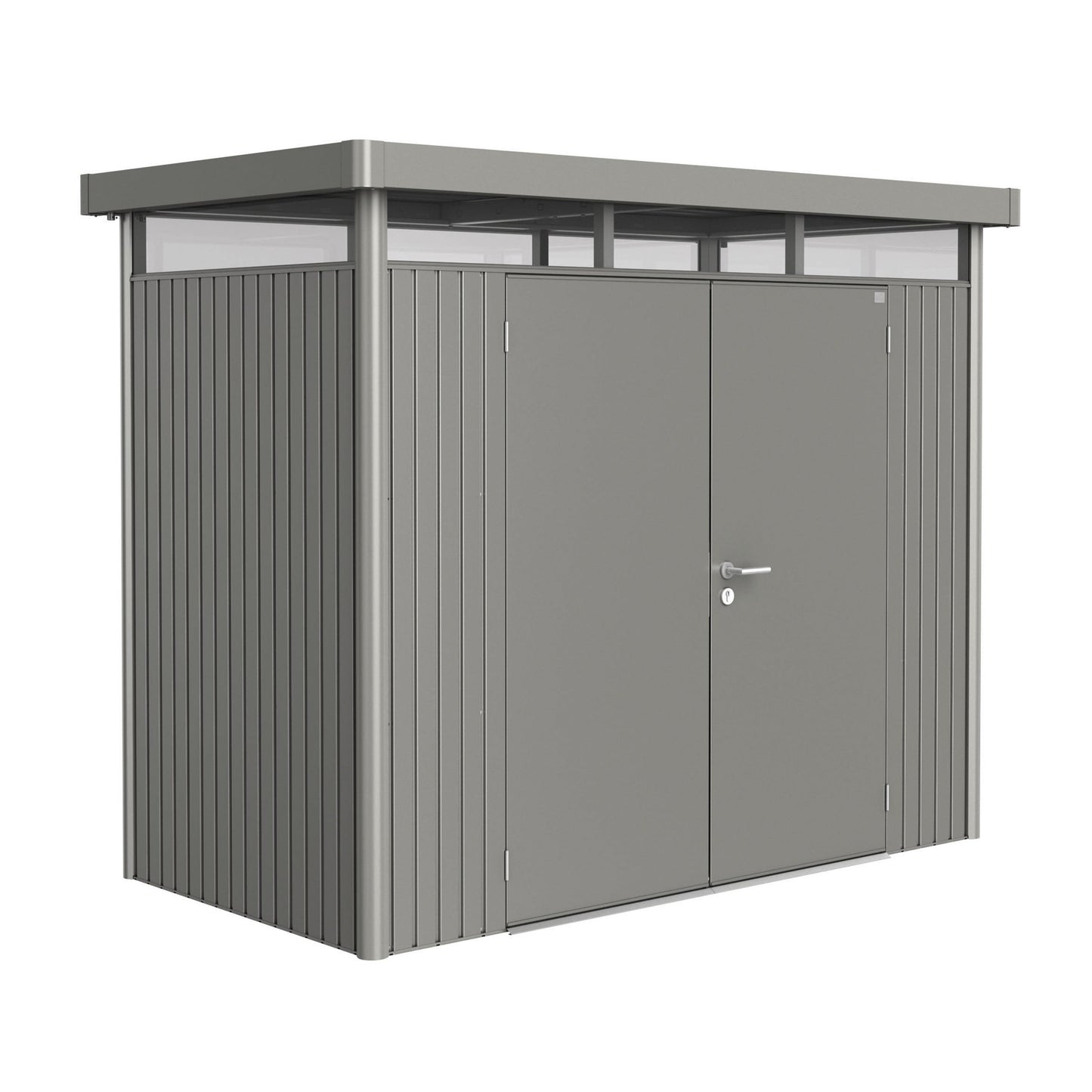 Biohort 9x5 Highline Quartz Grey Garden Shed