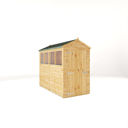 8 x 4 Woodsman Shiplap Apex Wooden Shed