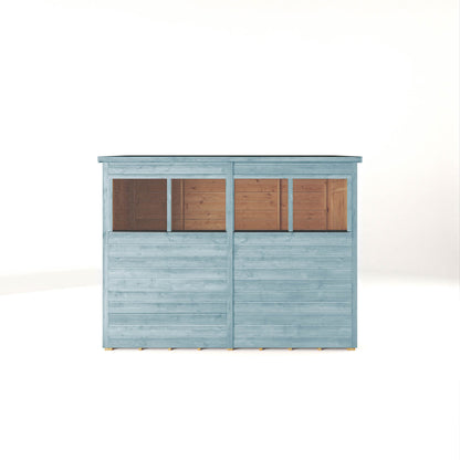 8 x 4 Ready Painted Woodsman Shiplap Pent Wooden Shed