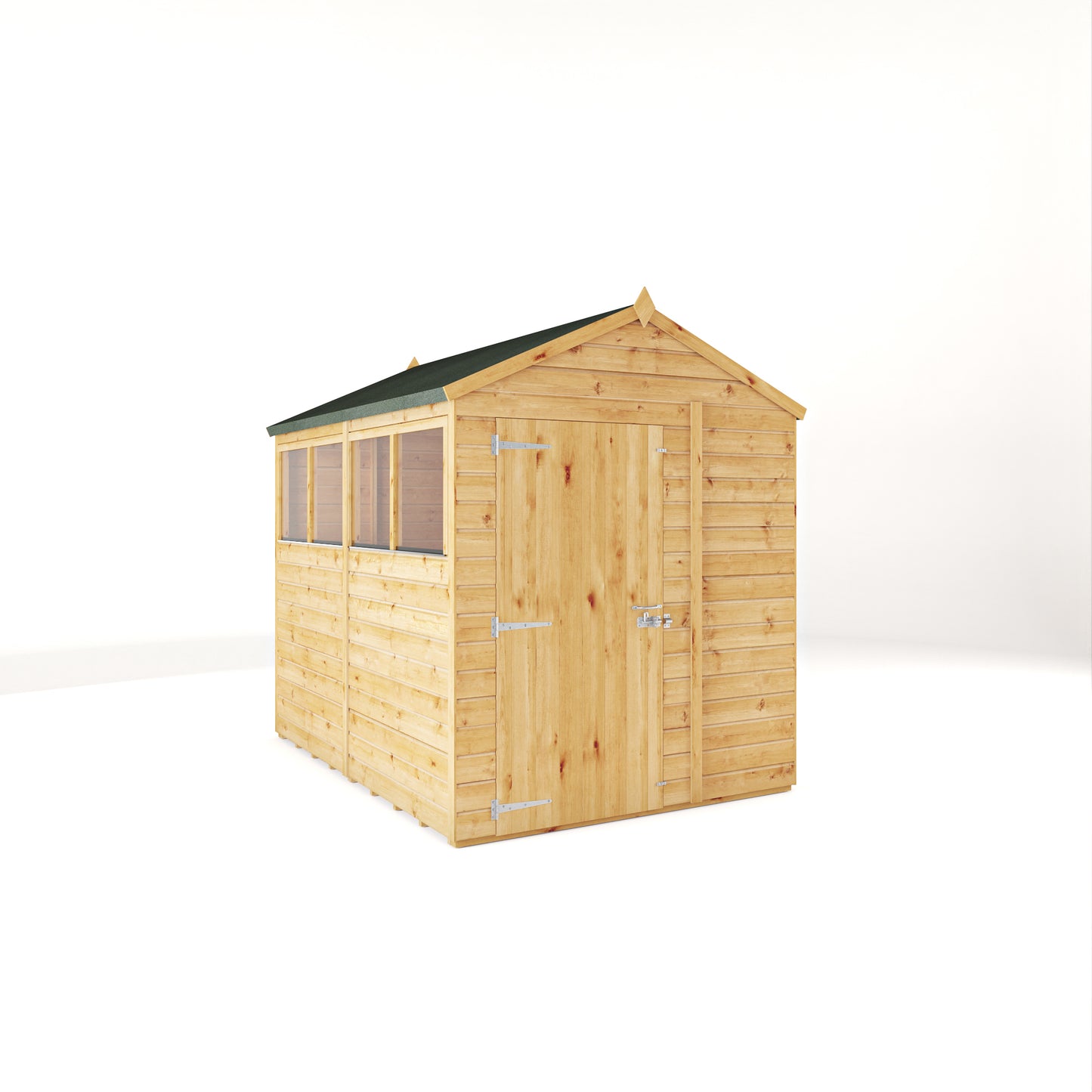 8 x 6 Woodsman Shiplap Apex Wooden Shed