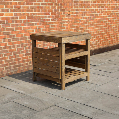 Pressure Treated Pizza Oven and BBQ Table