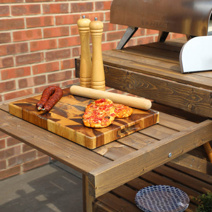 Pressure Treated Pizza Oven and BBQ Table