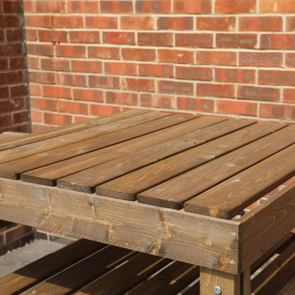 Pressure Treated Pizza Oven and BBQ Table