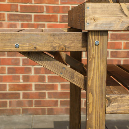 Pressure Treated Pizza Oven and BBQ Table