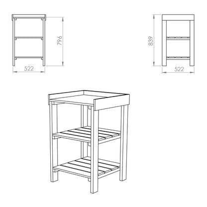 Trent Outdoor Kitchen Side Table