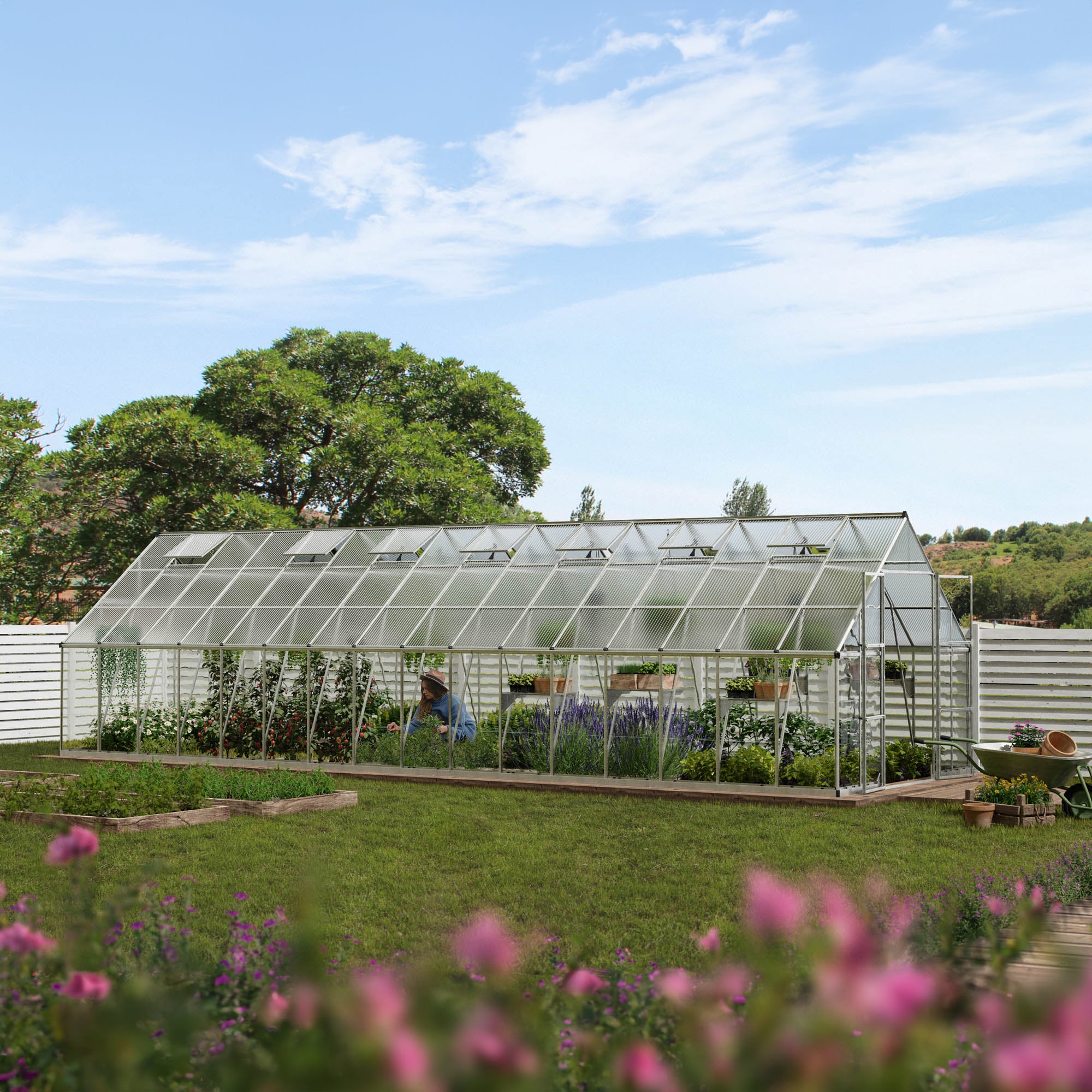 Canopia By Palram 10 X 32 Balance Silver Greenhouse – Waltons