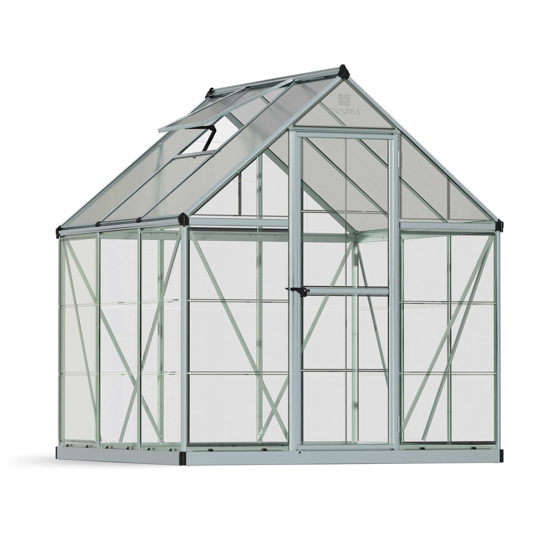 Canopia by Palram 6 x 6 Hybrid Greenhouse Silver – Waltons