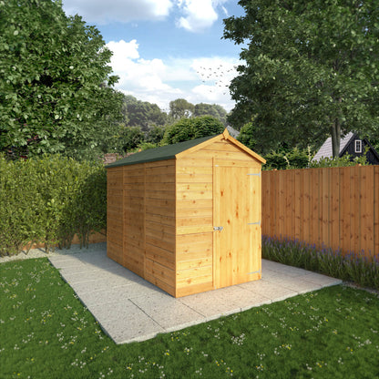 9 x 5 Modular Shiplap Apex Windowless Wooden Shed