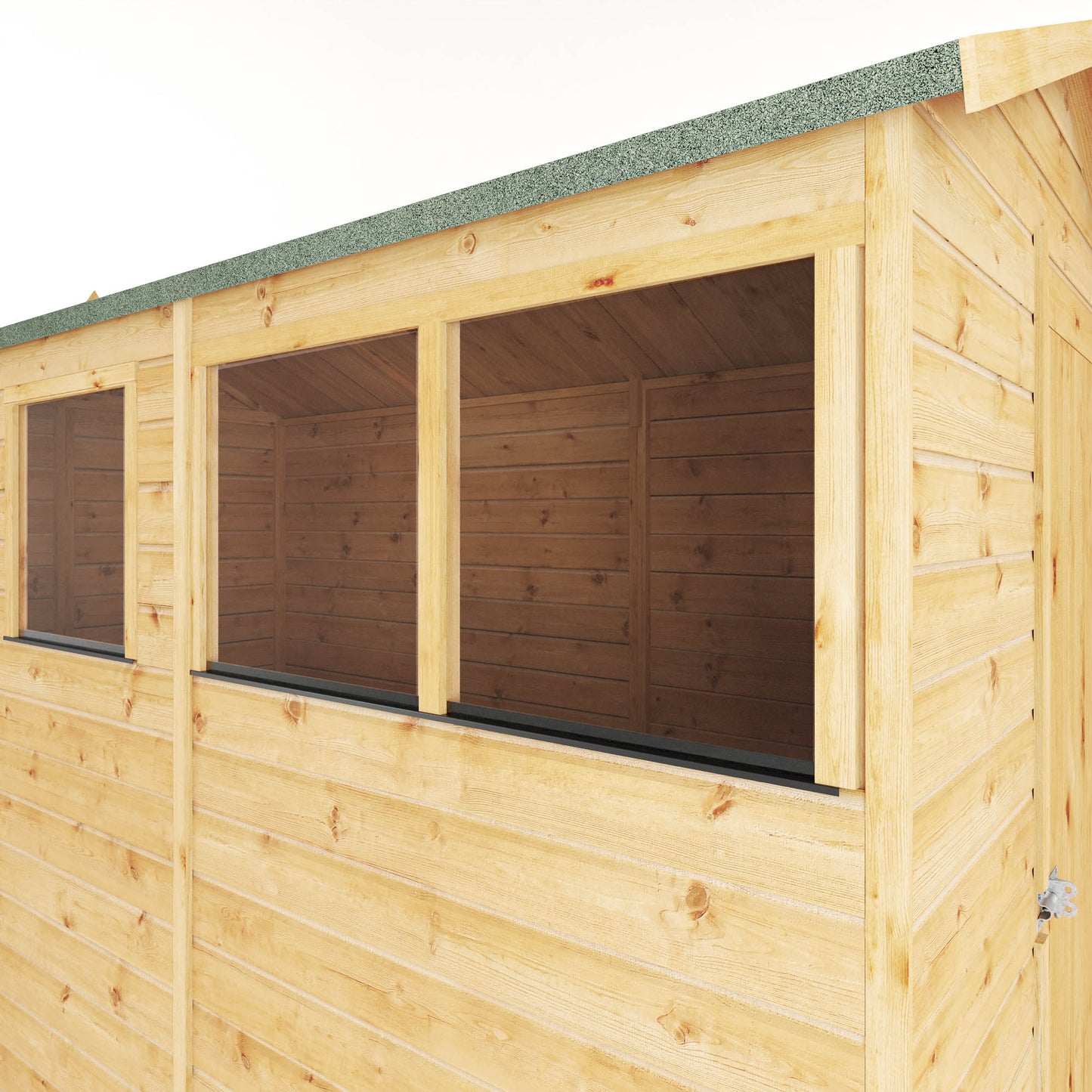 10 x 5 Modular Shiplap Apex Wooden Shed