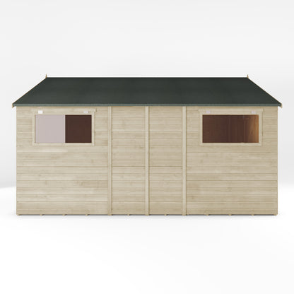 14 x 10 Ready Painted Premium Shiplap Apex Workshop