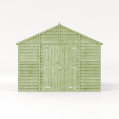 16 x 10 Ready Painted Premium Shiplap Apex Workshop