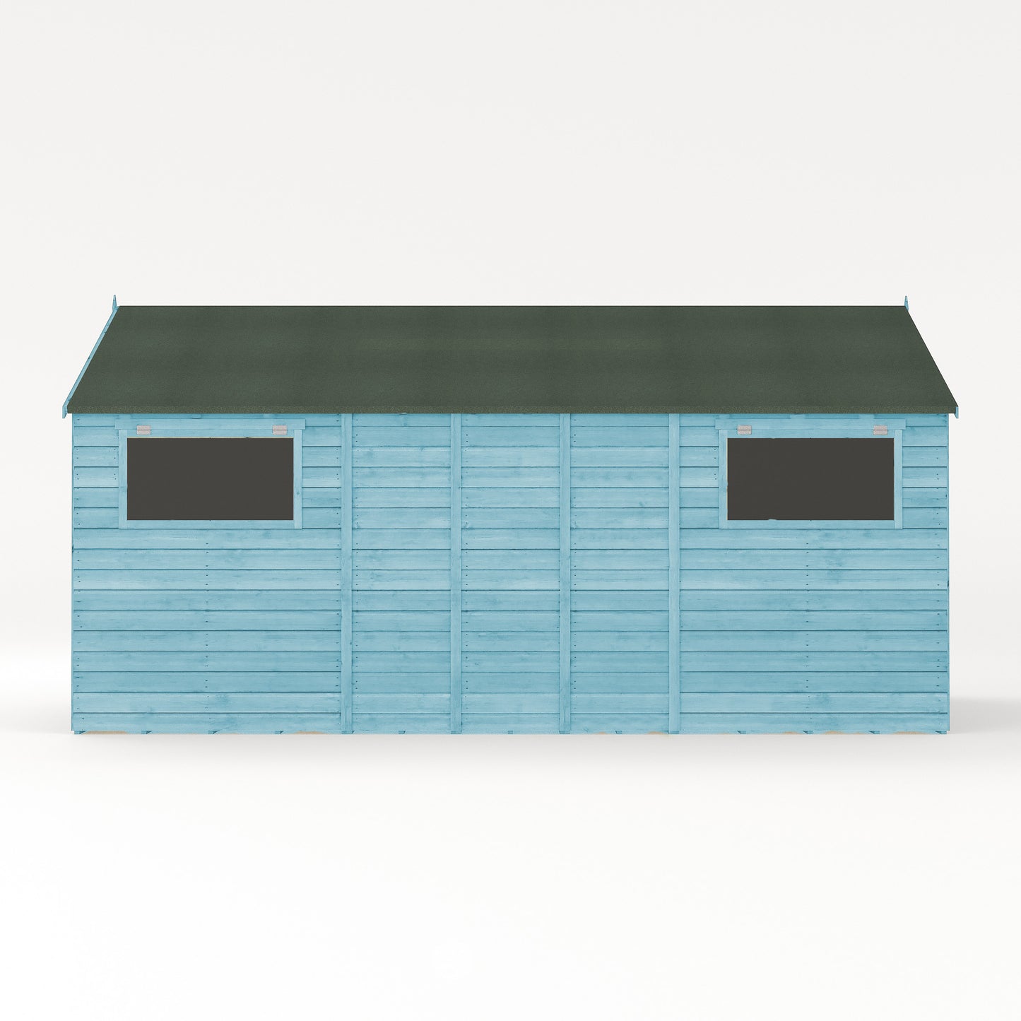 16 x 10 Ready Painted Premium Shiplap Apex Workshop