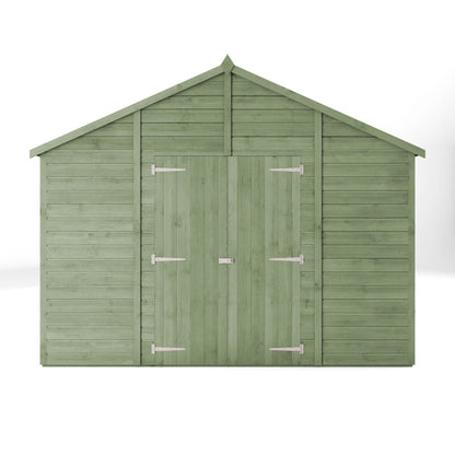 18 x 10 Ready Painted Premium Shiplap Apex Workshop