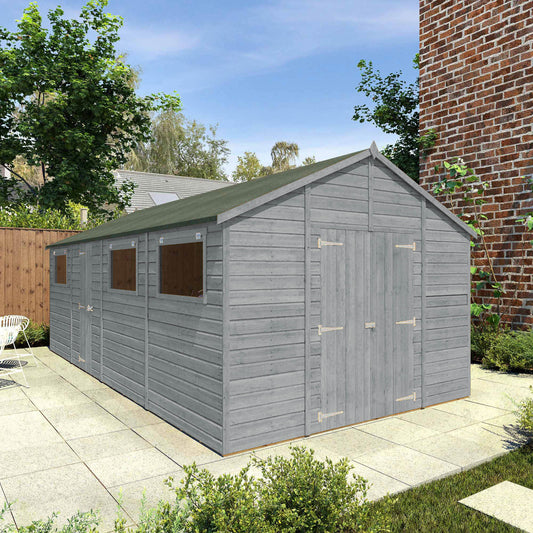 20 x 10 Ready Painted Premium Shiplap Apex Workshop