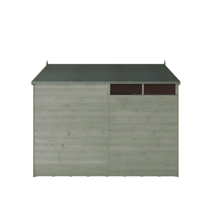 8 x 6 Ready Painted Security Shiplap Apex Wooden Shed