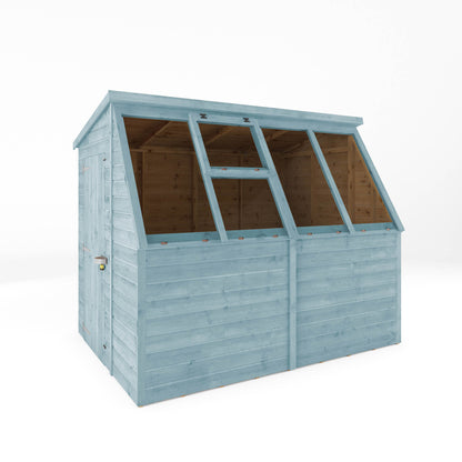 8 x 6 Ready Painted Shiplap Premium Potting Shed