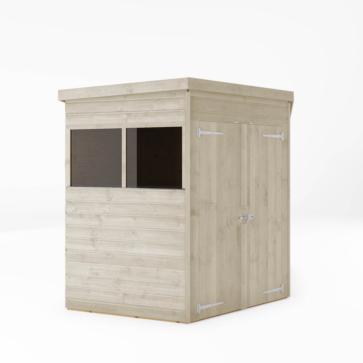 7 x 7 Ready Painted Shiplap Corner Shed