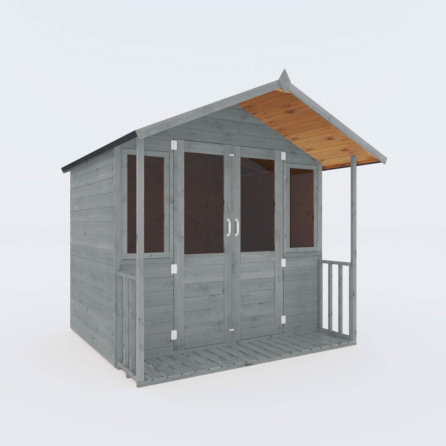 7 x 7 Ready Painted Bournemouth Wooden Summerhouse